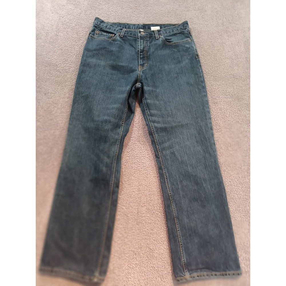 Banana Republic Straight Leg Jeans Men 36x32 Dark Wash Classic Denim